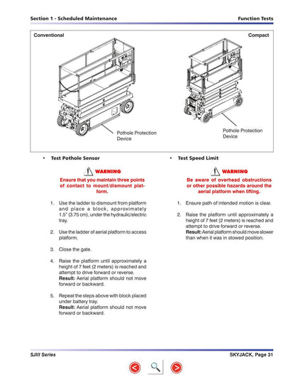 Skyjack SJIII Compact 3215 3219 Service Manual | 2004-2008 - sample page 9