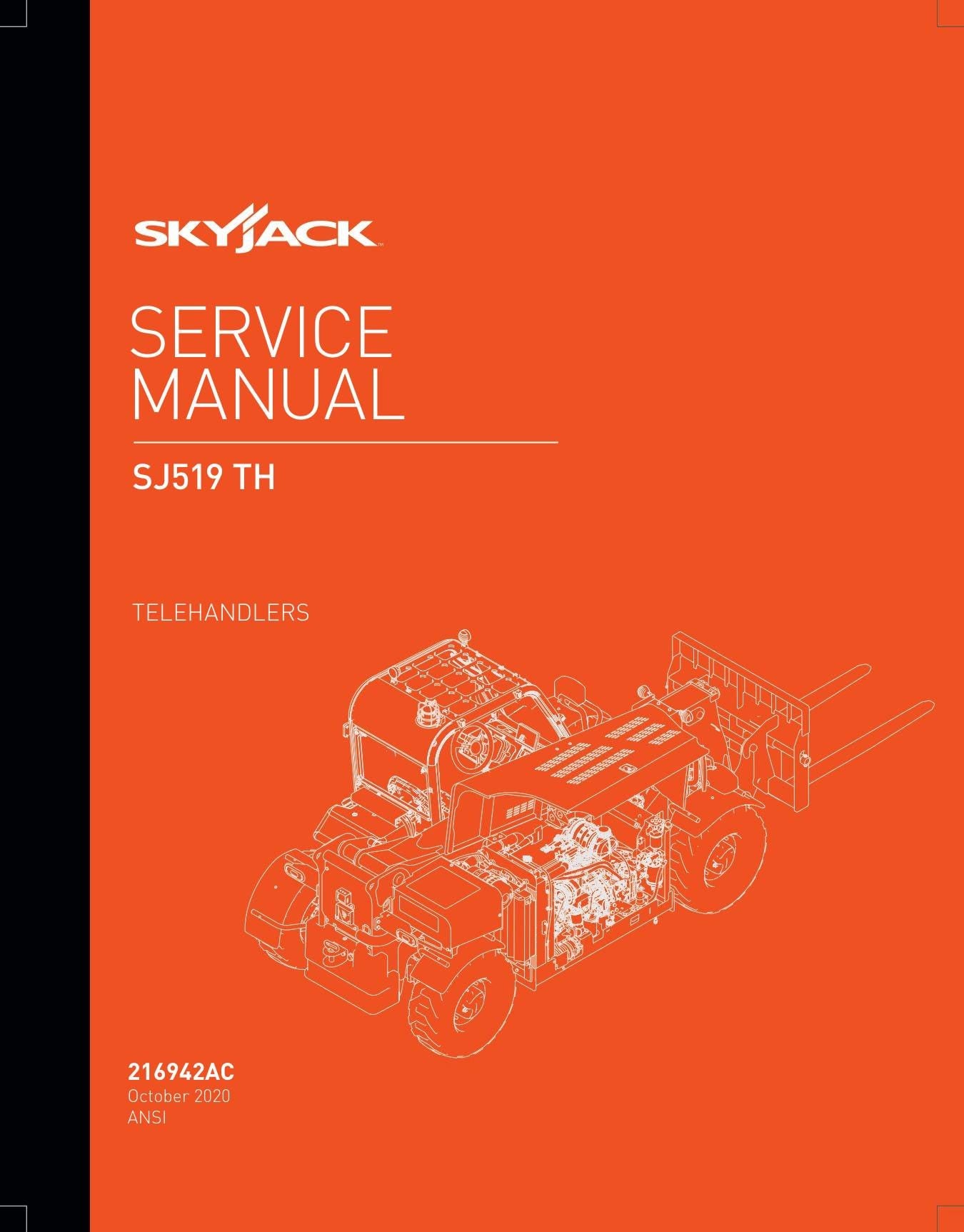 Skyjack SJ519 TH Telehandler Service Manual | 2020-2024 - sample page 2