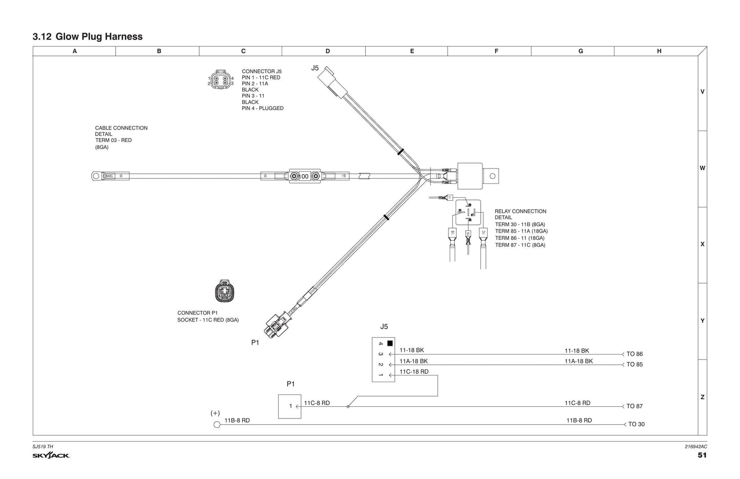 Skyjack SJ519 TH Telehandler Service Manual | 2020-2024 - sample page 4