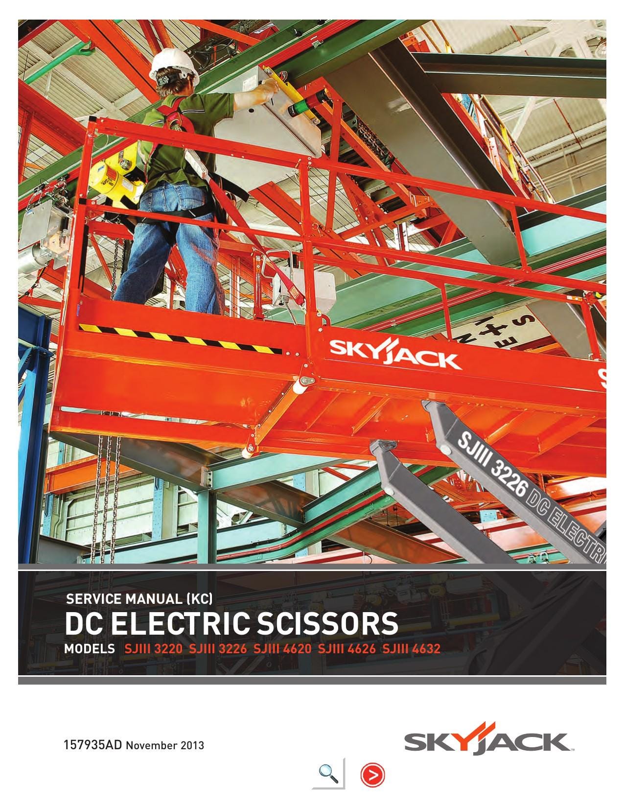 Skyjack SJIII DC Electric Scissors Service Manual | 2013-2017 - sample page 2