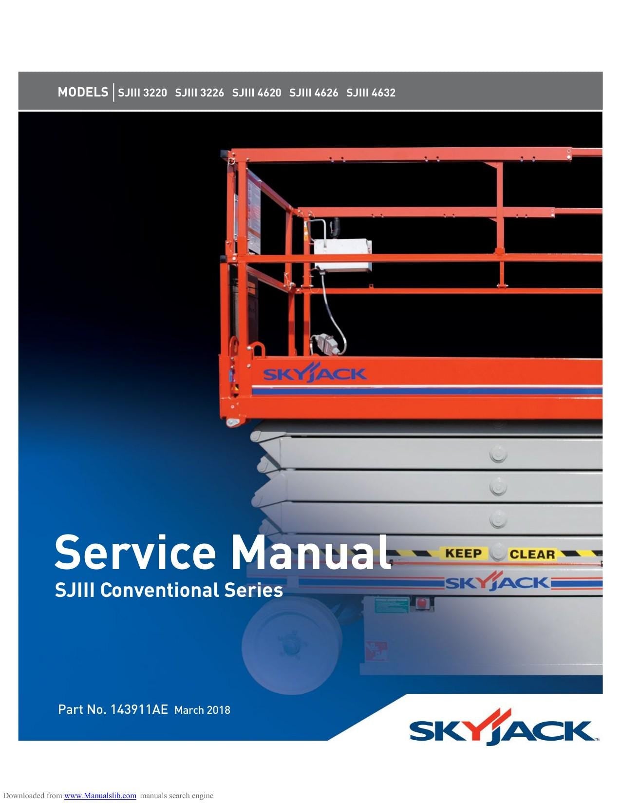 Skyjack SJIII Conventional Series Service Manual | 2018-2022 - sample page 2