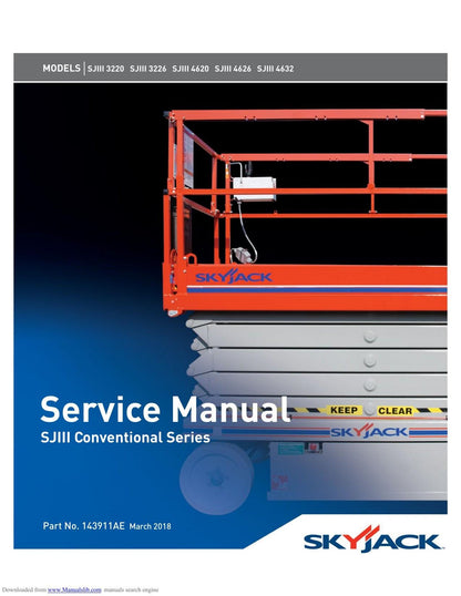 Skyjack SJIII Conventional Series Service Manual | 2018-2022 - sample page 2