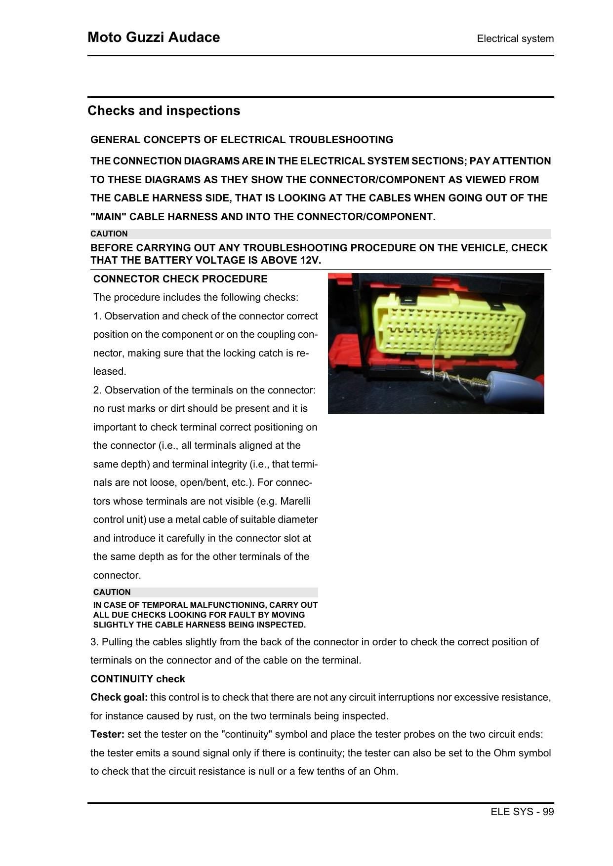 Moto Guzzi Audace Motorcycle Service Manual | 2015-2019 - sample page 4