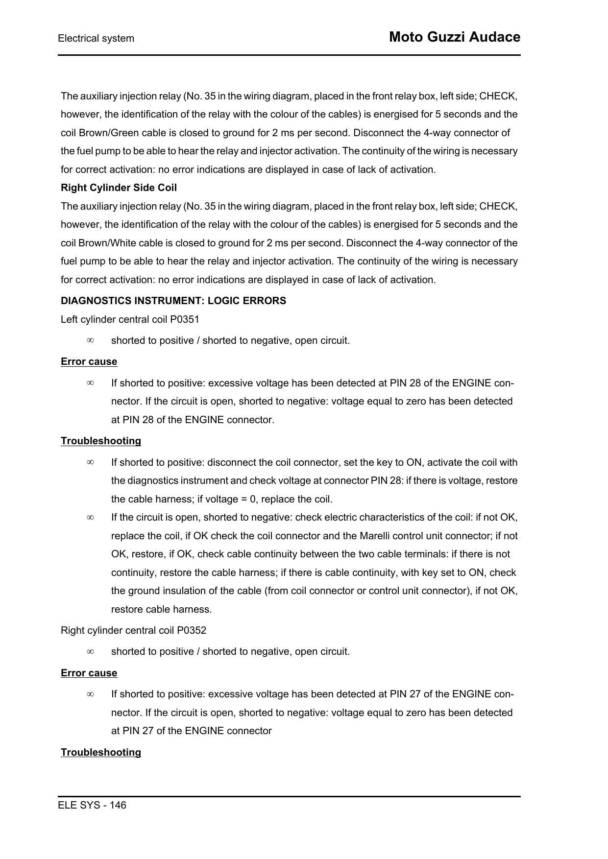 Moto Guzzi Audace Motorcycle Service Manual | 2015-2019 - sample page 5