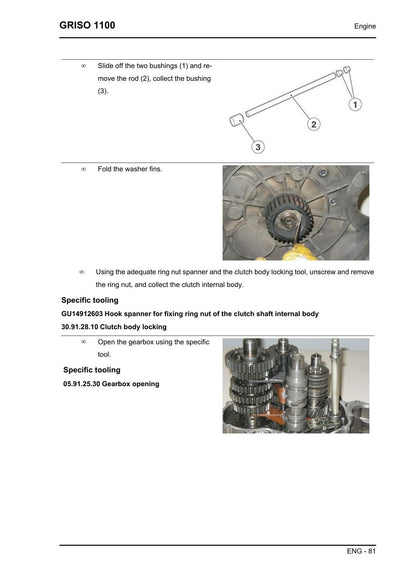 Moto Guzzi Griso 1100 Motorcycle Service Manual | 2005-2009 - sample page 6