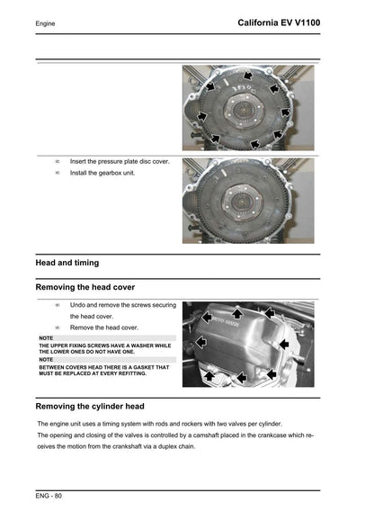 Moto Guzzi California EV V1100 Motorcycle Service Manual | 2000-2004 - sample page 7