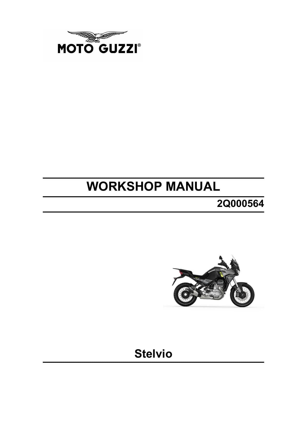 Moto Guzzi Stelvio Motorcycle Service Manual | 2023-2026 - sample page 2