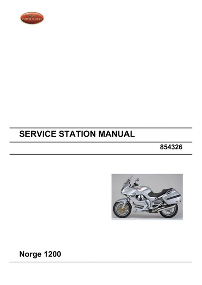 Moto Guzzi Norge 1200 Motorcycle Service Manual | 2006-2010 - sample page 2