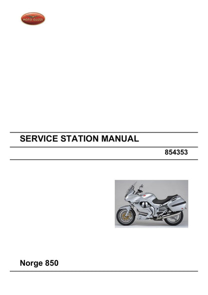 Moto Guzzi Norge 850 Motorcycle Service Manual | 2007-2011 - sample page 2