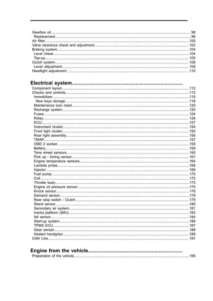 Moto Guzzi V85TT Motorcycle Service Manual | 2024-2026 - sample page 8