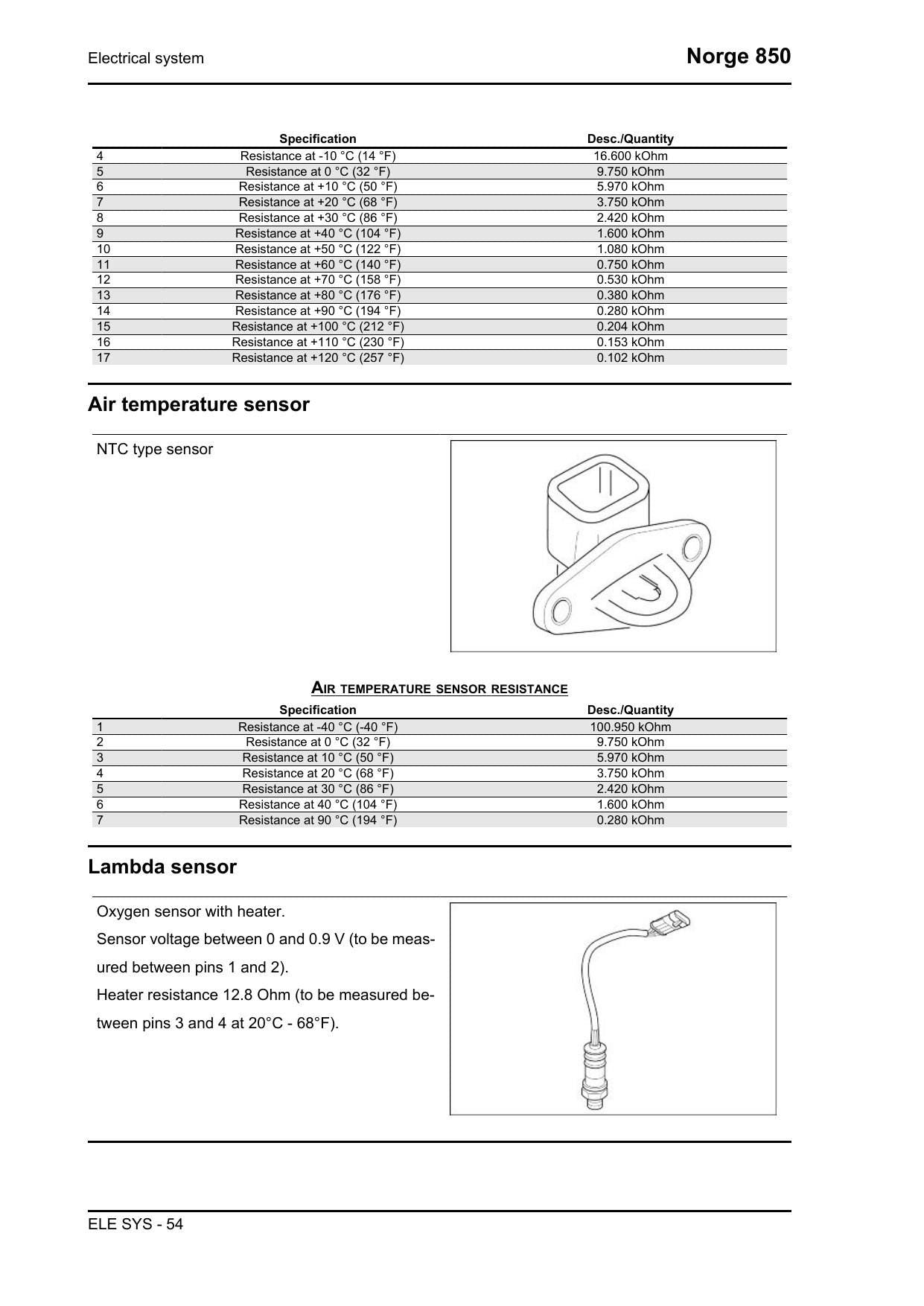 Moto Guzzi Norge 850 Motorcycle Service Manual | 2007-2011 - sample page 6