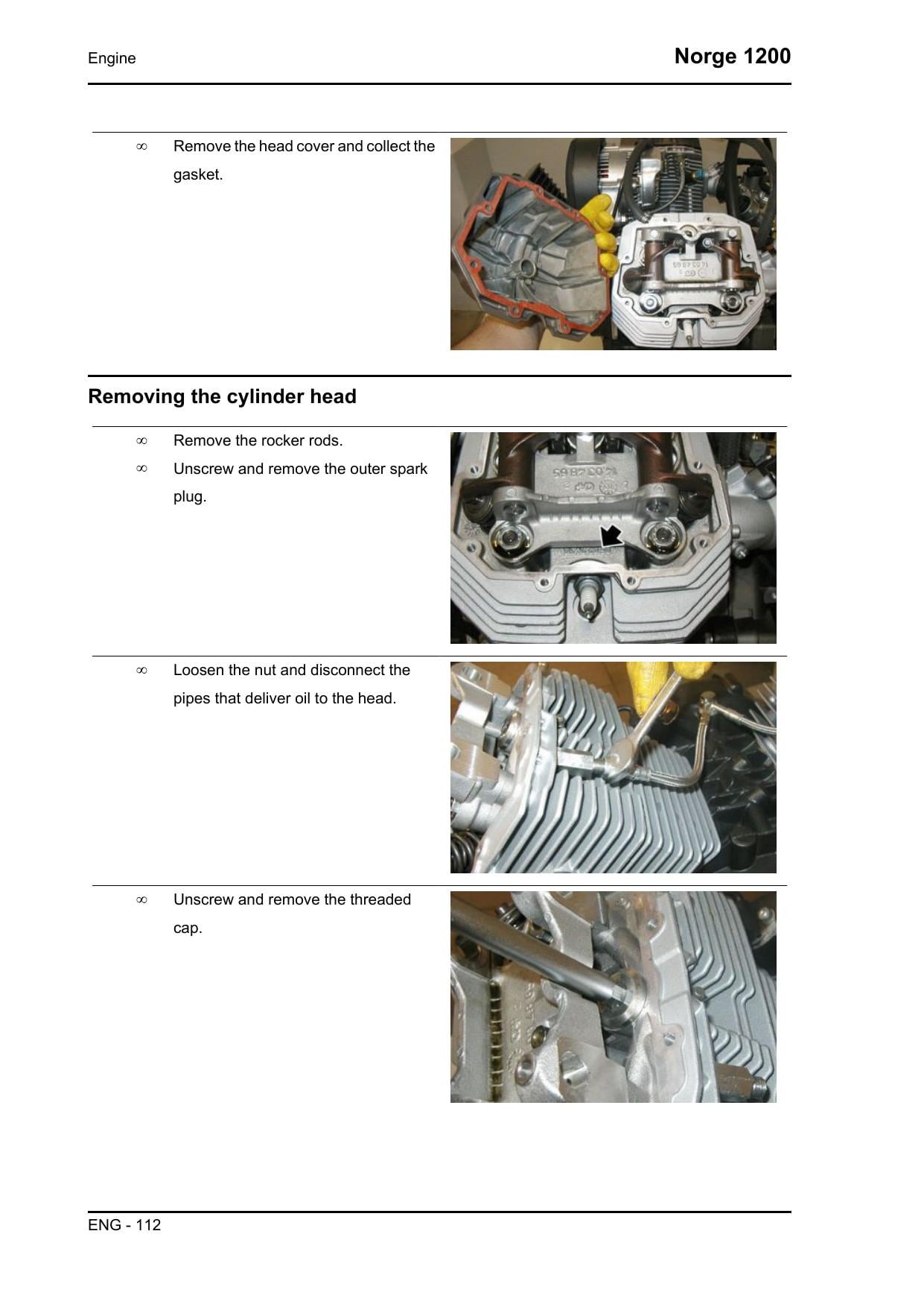Moto Guzzi Norge 1200 Motorcycle Service Manual | 2006-2010 - sample page 7
