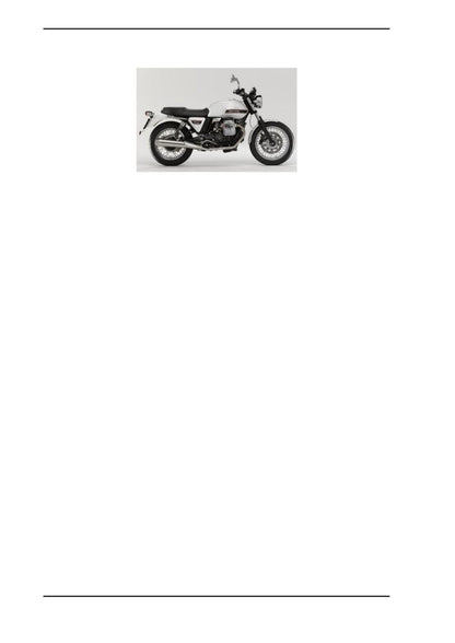 Moto Guzzi V7 Classic Motorcycle Service Manual | 2008-2012 - sample page 8