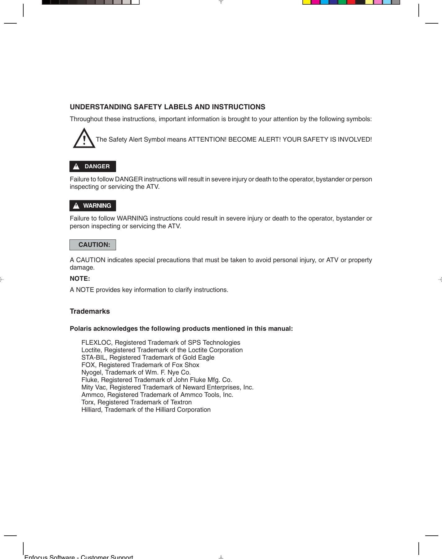Polaris Sportsman 600 700 ATV Service Manual | 2002-2003 - sample page 3