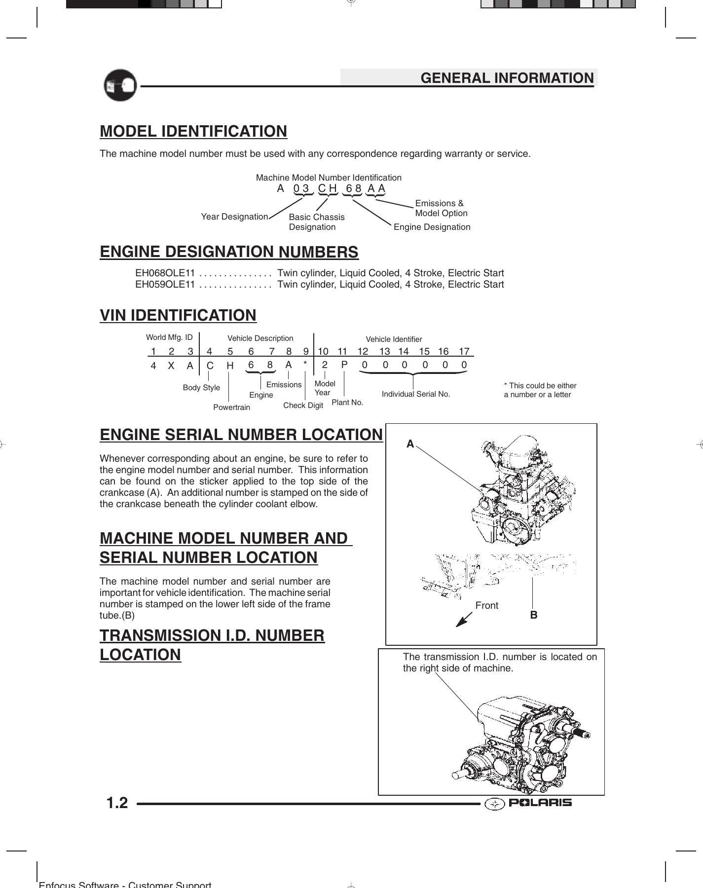 Polaris Sportsman 600 700 ATV Service Manual | 2002-2003 - sample page 7
