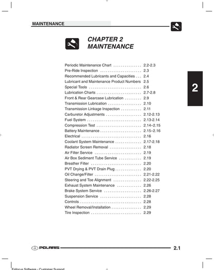 Polaris Sportsman 600 700 ATV Service Manual | 2002-2003 - sample page 8