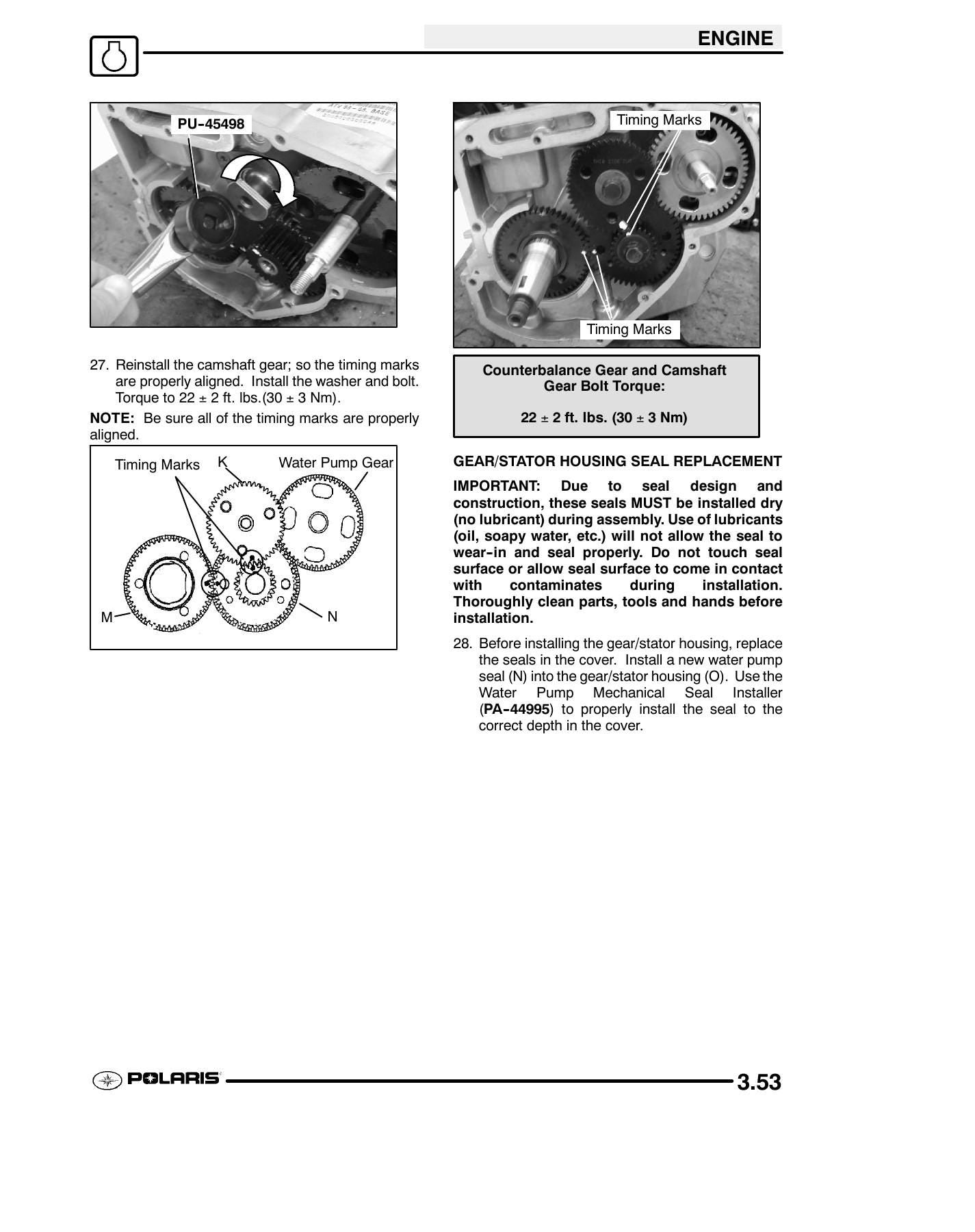 Polaris Sportsman 700 800 EFI ATV Service Manual | 2005-2009 - sample page 10