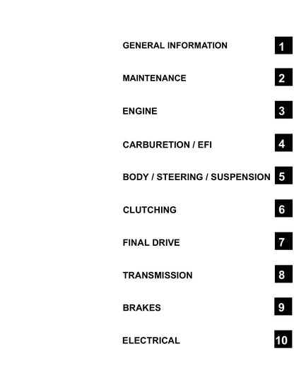 Polaris Ranger 500 UTV Service Manual | 2007-2011 - sample page 3