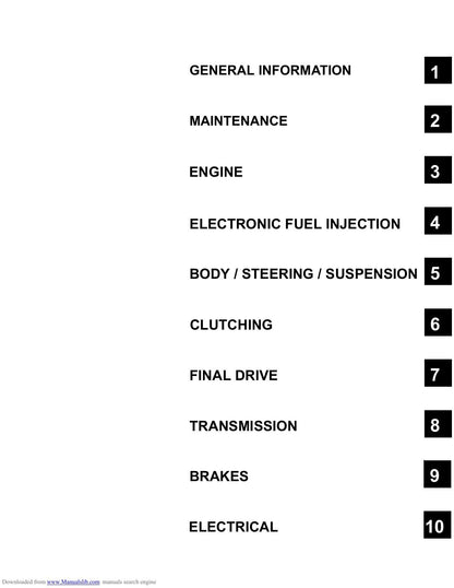 Polaris Ranger 700 4x4 Crew 6x6 UTV Service Manual | 2009-2013 - sample page 3
