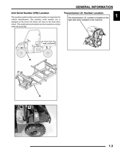 Polaris Ranger XP 700 4X4 6X6 UTV Service Manual | 2009-2013 - sample page 7