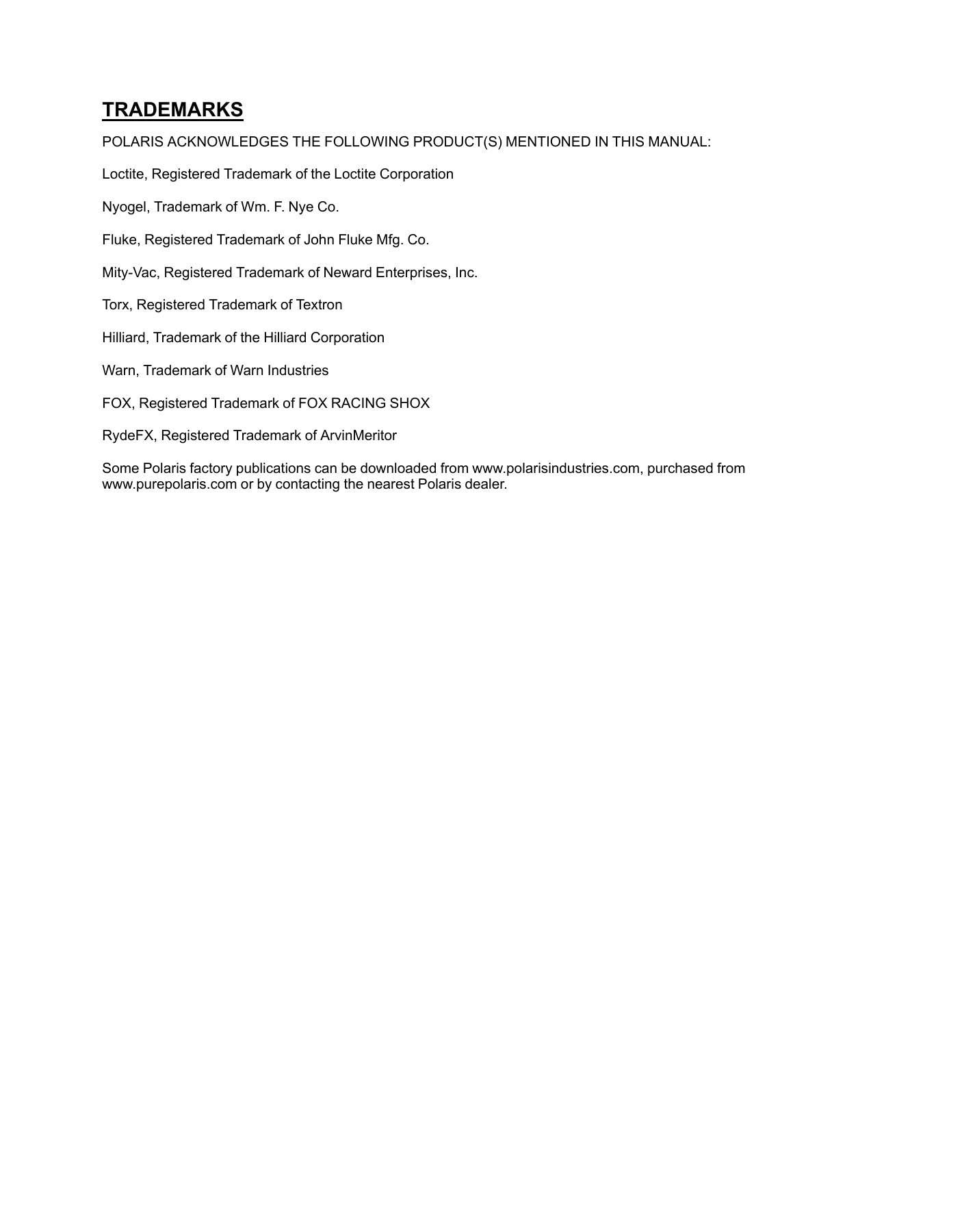 Polaris Brutus UTV Service Manual | 2013-2014 - sample page 9