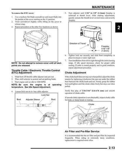 Polaris Outlaw 500 ATV Service Manual | 2006-2007 - sample page 6