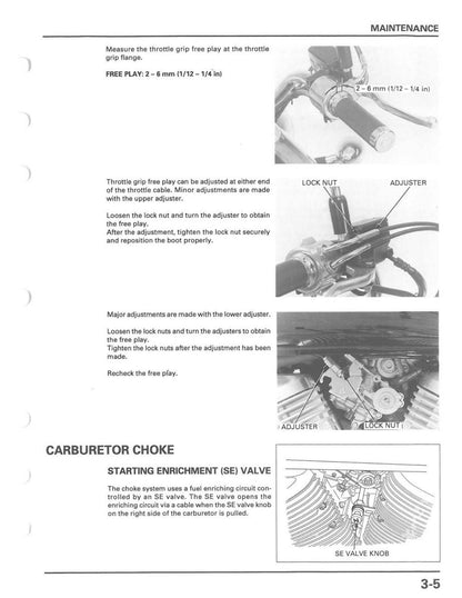 Honda VT750C Shadow ACE Motorcycle Service Manual | 1998-2003 - sample page 3