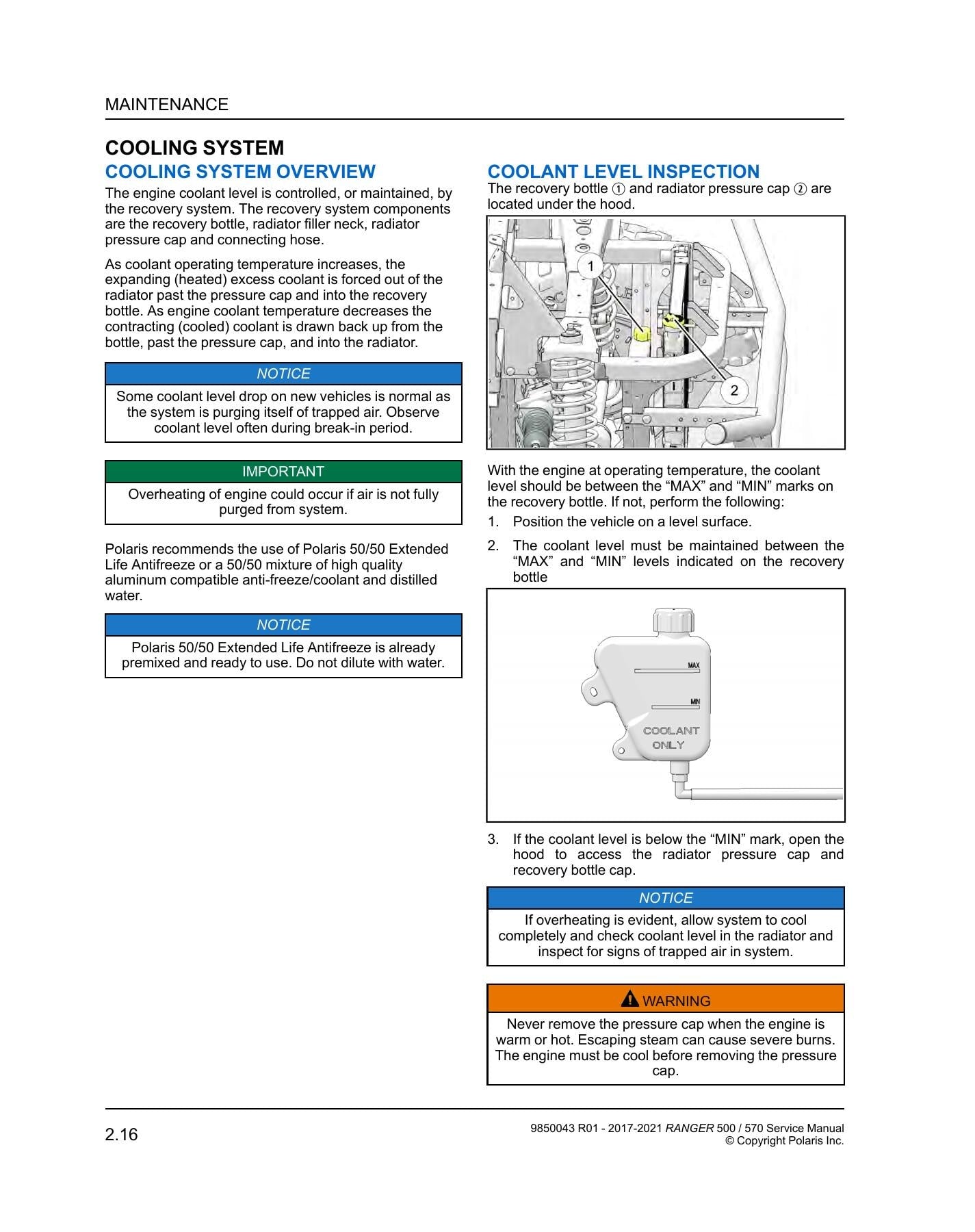 Polaris Ranger 500 570 UTV Service Manual | 2017-2021 - sample page 3