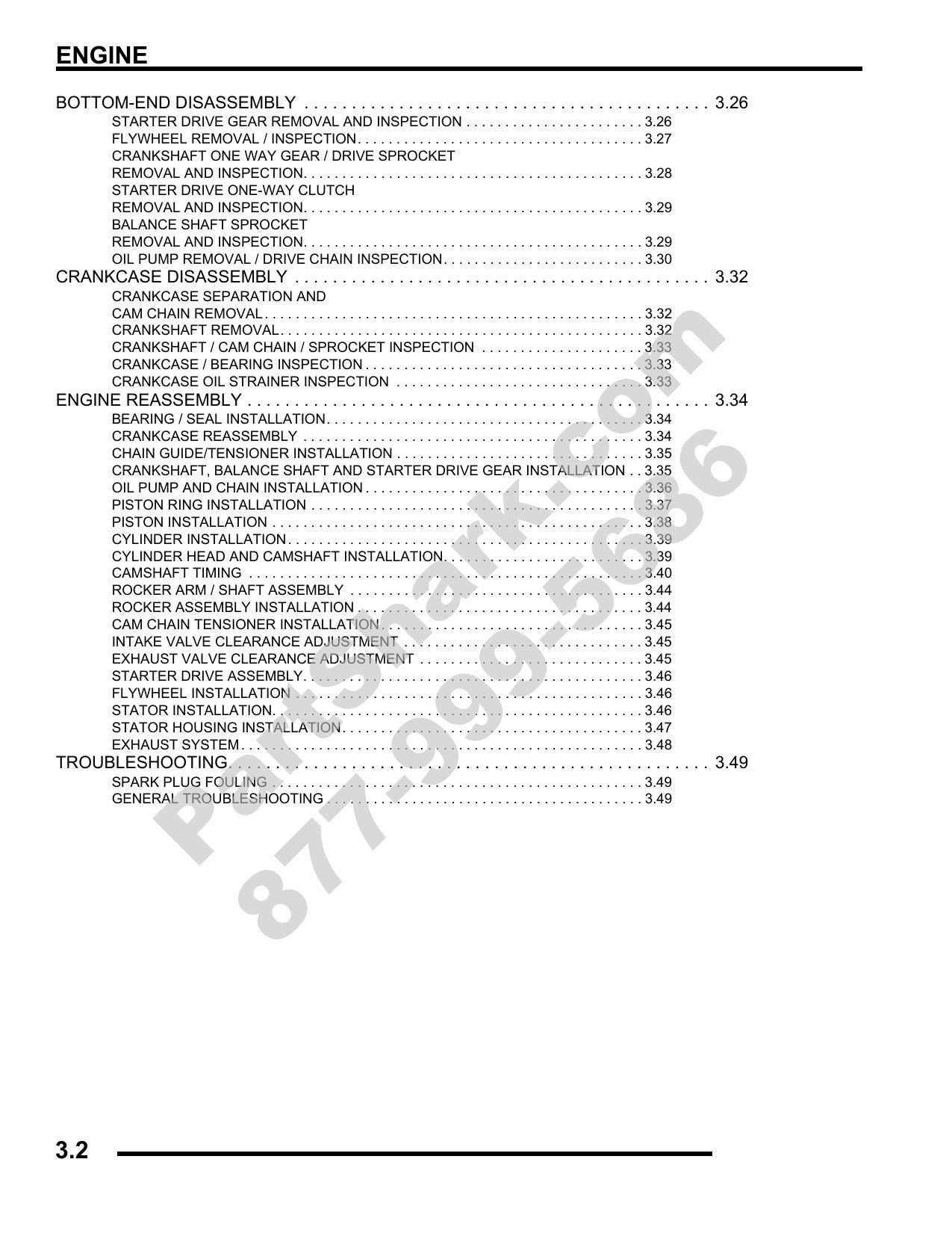 Polaris RZR 170 UTV Service Manual | 2009-2013 - sample page 9