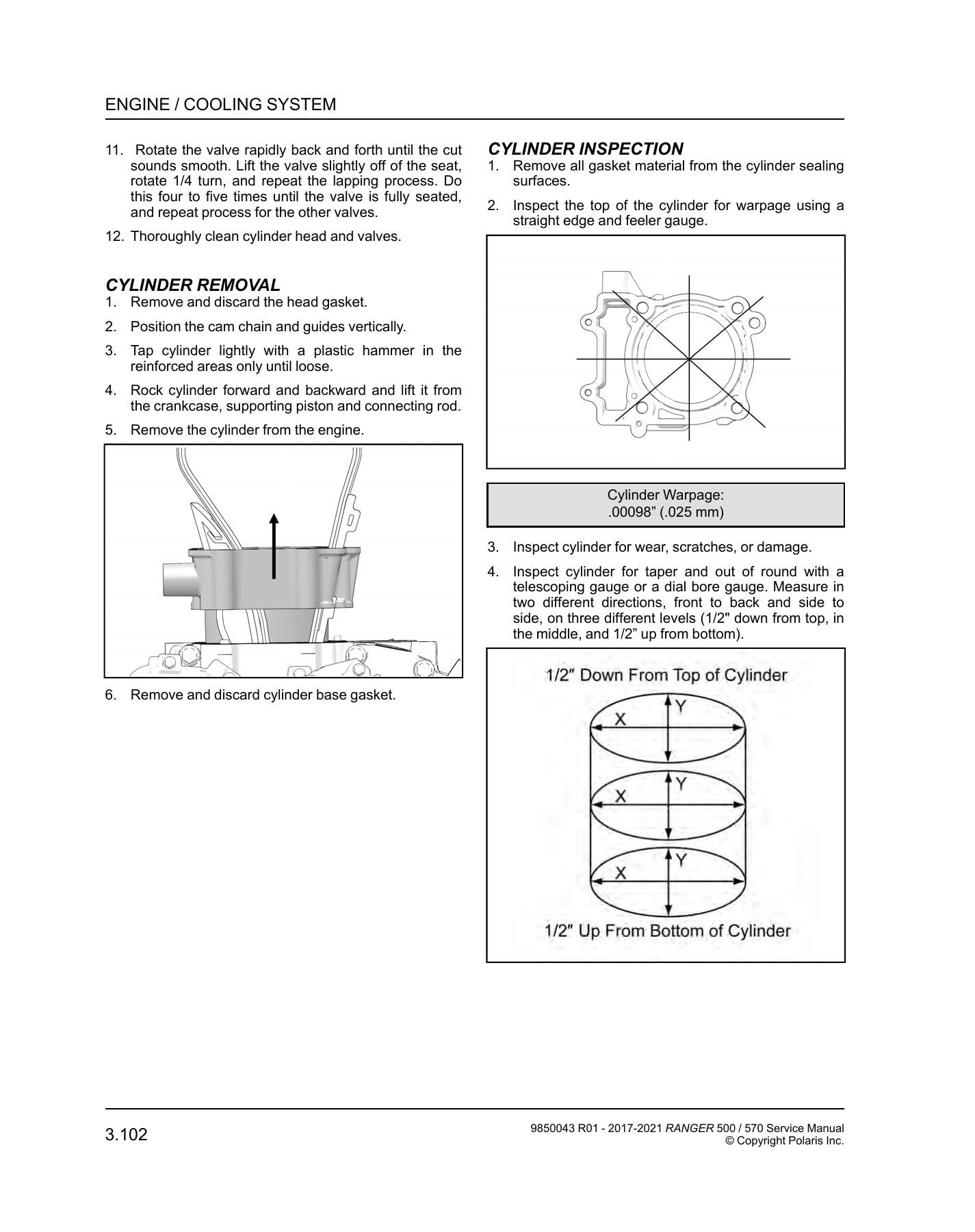 Polaris Ranger 500 570 UTV Service Manual | 2017-2021 - sample page 5