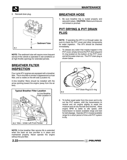Polaris Sportsman 600 700 ATV Service Manual | 2004-2008 - sample page 6