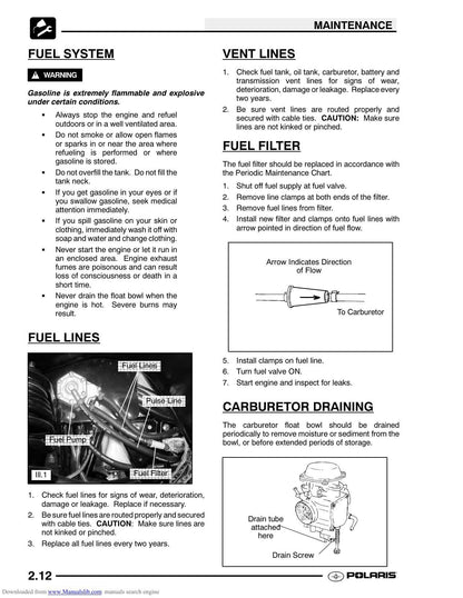 Polaris Trail Boss 330 ATV Service Manual | 2003-2007 - sample page 5