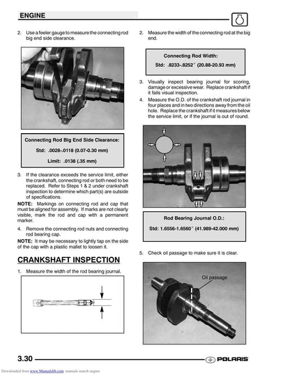 Polaris Trail Boss 330 ATV Service Manual | 2003-2007 - sample page 3