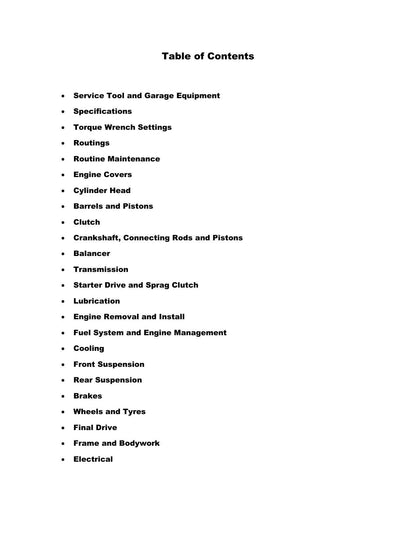 Triumph Thruxton R Motorcycle Service Manual | 2016-2020 - sample page 2
