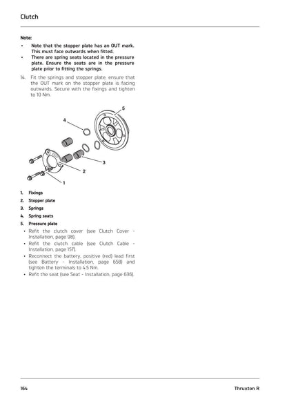 Triumph Thruxton R Motorcycle Service Manual | 2016-2020 - sample page 6