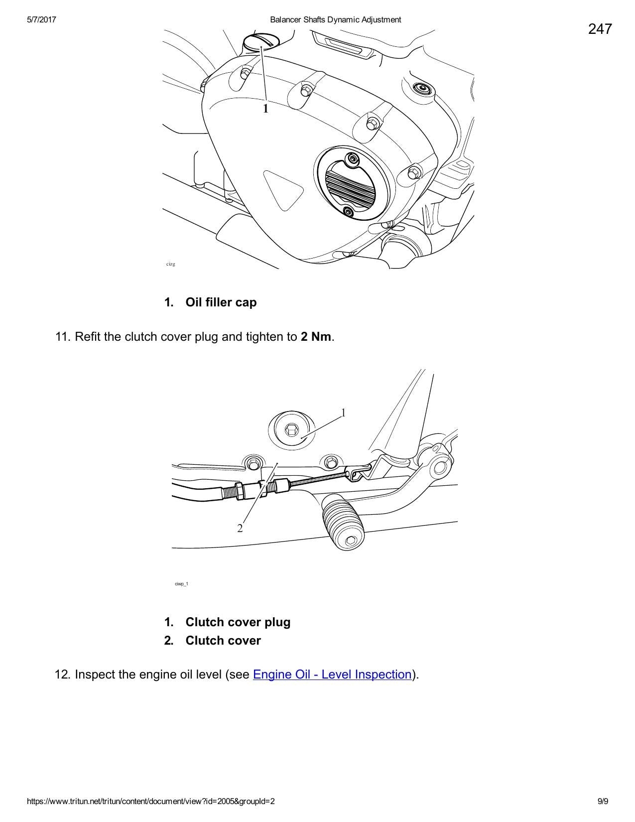 Triumph Thruxton R Motorcycle Service Manual | 2016-2020 - sample page 5