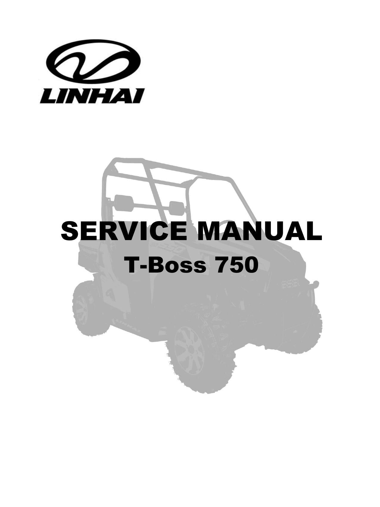 Linhai T-Boss 750 UTV Service Manual | 2019-2023 - sample page 2