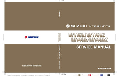 Suzuki DF115B DF140B Outboard Service Manual | 2021-2025 - sample page 2
