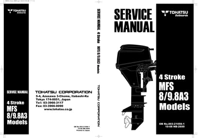 Tohatsu MFS 8 9.8A3 4 Stroke Outboard Service Manual | 2010-2014 - sample page 2