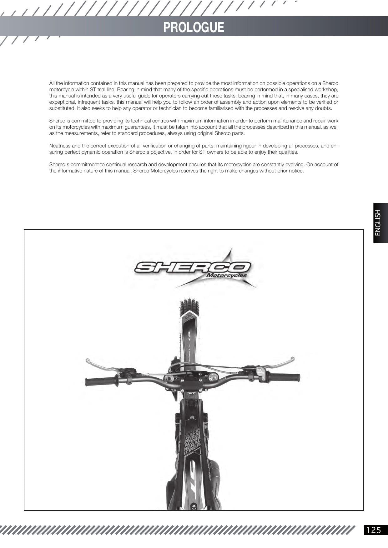 Sherco ST Series Trial Motorcycle Service Manual | 2020-2024 - sample page 4