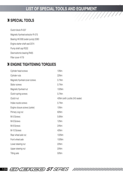 Sherco ST Series Trial Motorcycle Service Manual | 2020-2024 - sample page 5