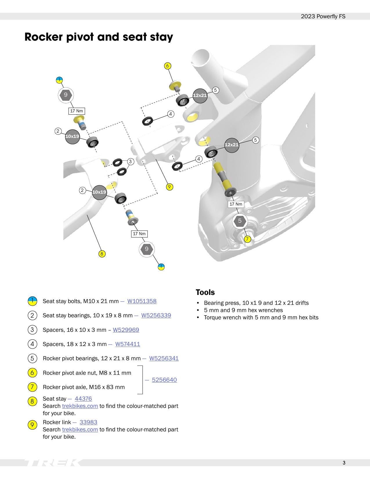 Trek Powerfly FS Motorcycle Service Manual | 2023-2027 - sample page 5