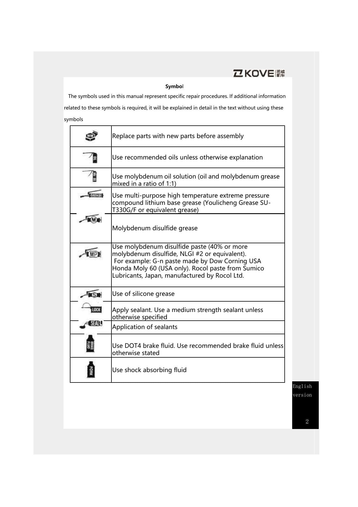 Kove 450 Rally Motorcycle Service Manual | 2023-2027 - sample page 9