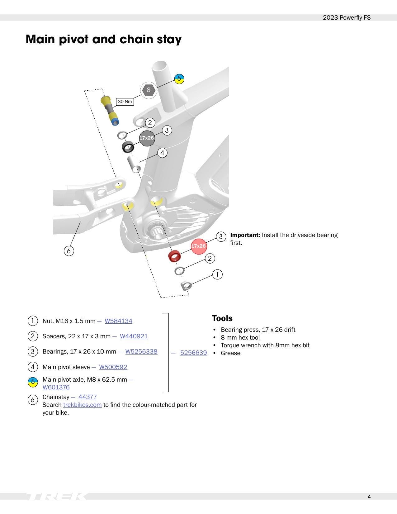 Trek Powerfly FS Motorcycle Service Manual | 2023-2027 - sample page 6