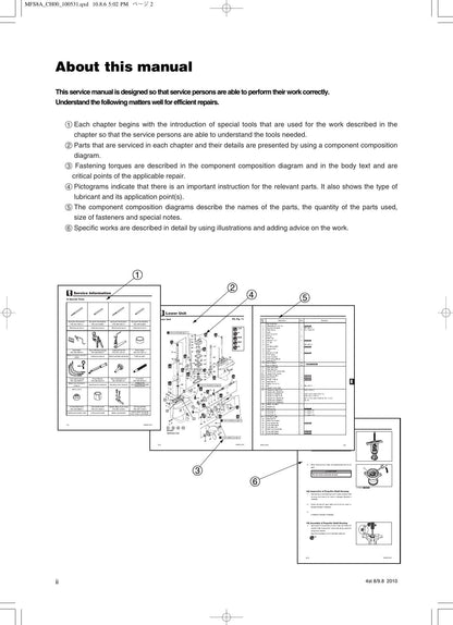 Tohatsu MFS 8 9.8A3 4 Stroke Outboard Service Manual | 2010-2014 - sample page 3
