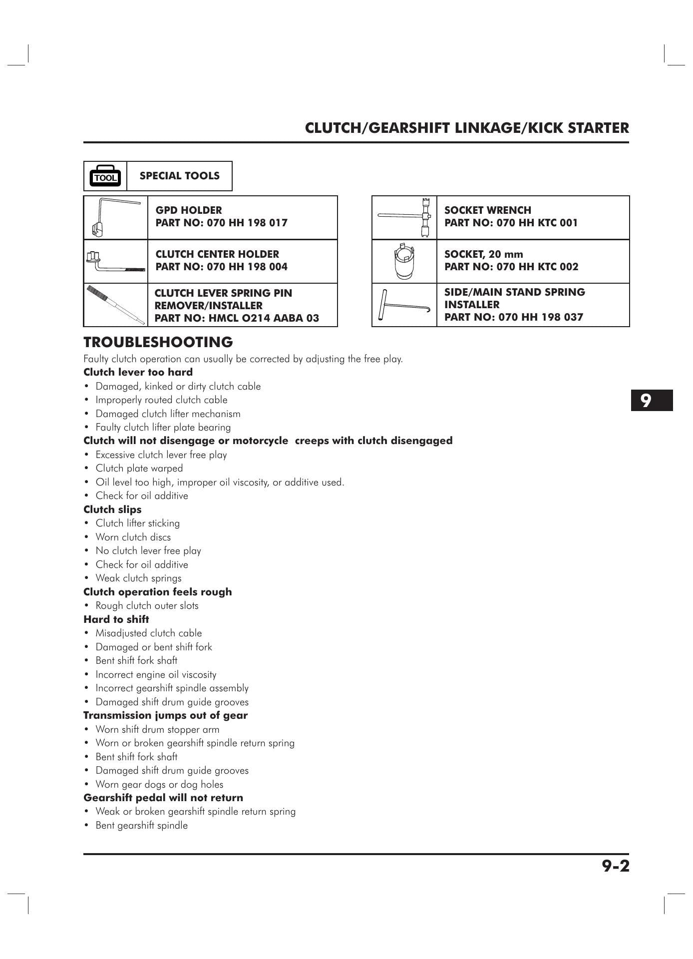 Hero Xpulse 200 200T Motorcycle Service Manual | 2019-2023 - sample page 6