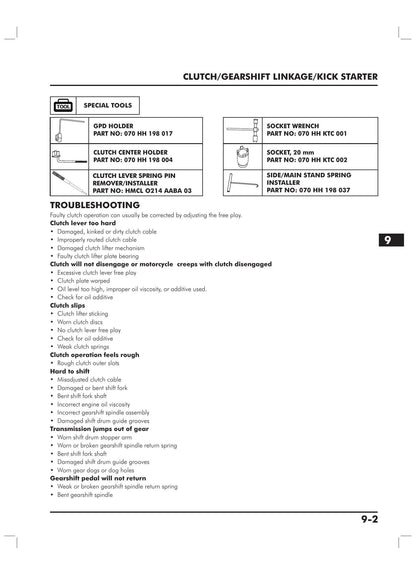 Hero Xpulse 200 200T Motorcycle Service Manual | 2019-2023 - sample page 6