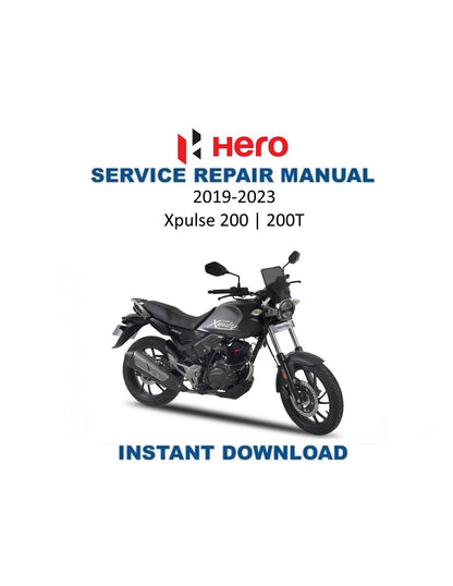 Hero Xpulse 200 200T Motorcycle Service Manual | 2019-2023 - Service Manual PDF Instant Download