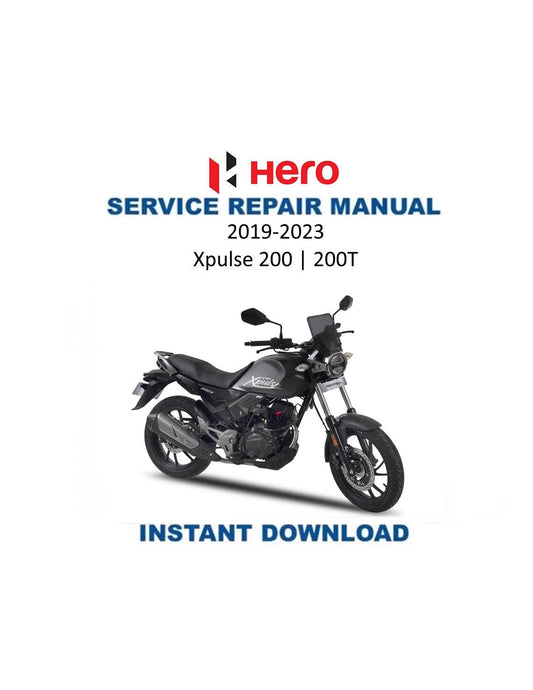 Hero Xpulse 200 200T Motorcycle Service Manual | 2019-2023 - Service Manual PDF Instant Download