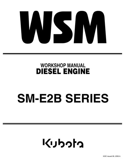Kubota SM-E2B Diesel Engine Motorcycle Service Manual | 2004-2008 - sample page 2